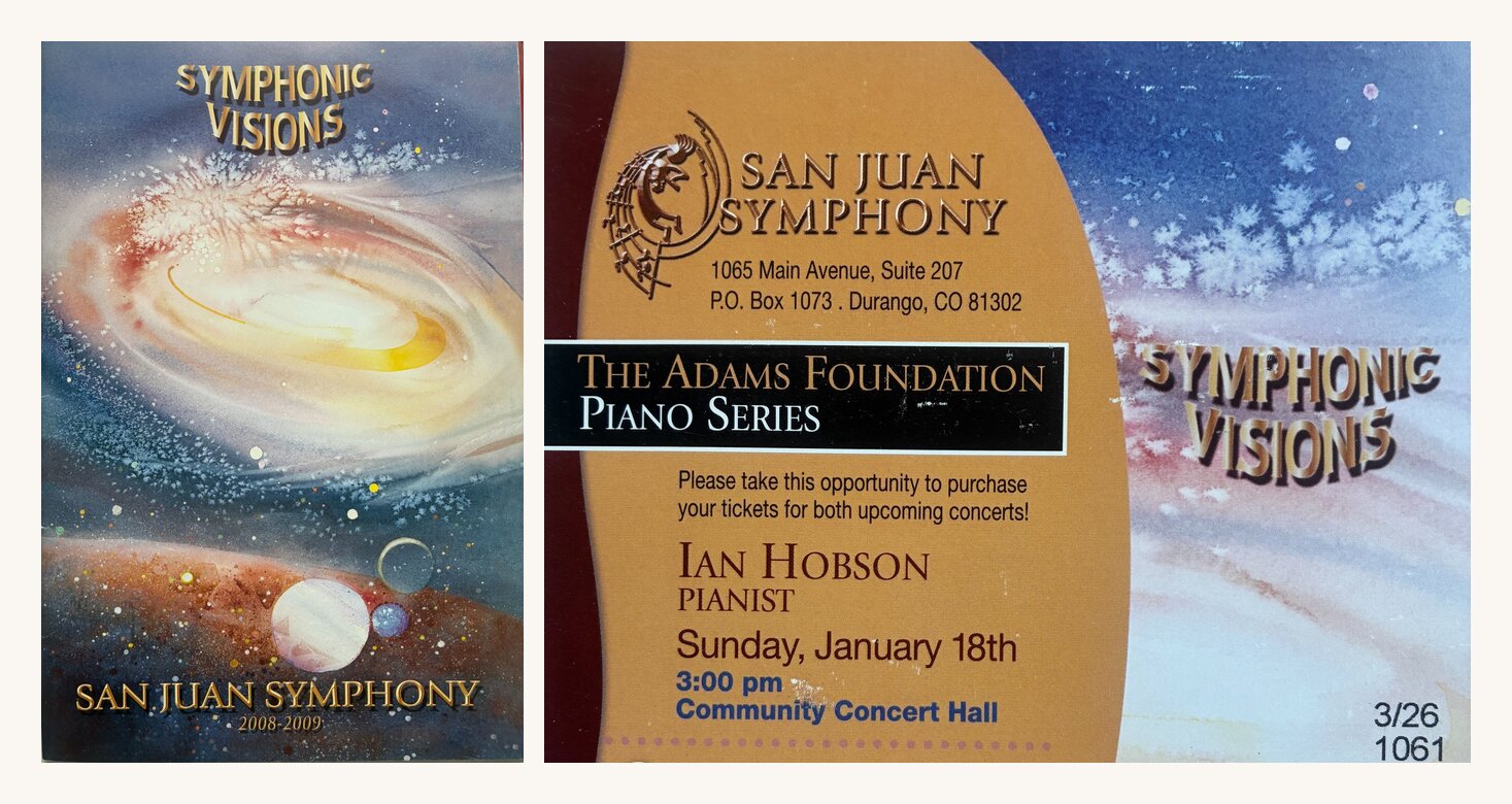 San Juan Symphony Symphonic Visions invitation